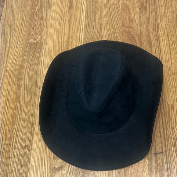 Hotfix Black Western Star Studded Accents hat adult one size country